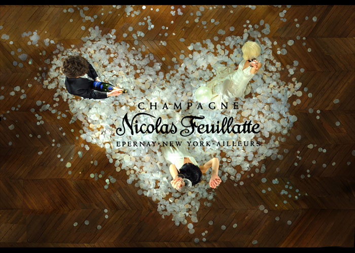 Julien Taylor photography photomontage Nicolas Feuillatte Paris 2010